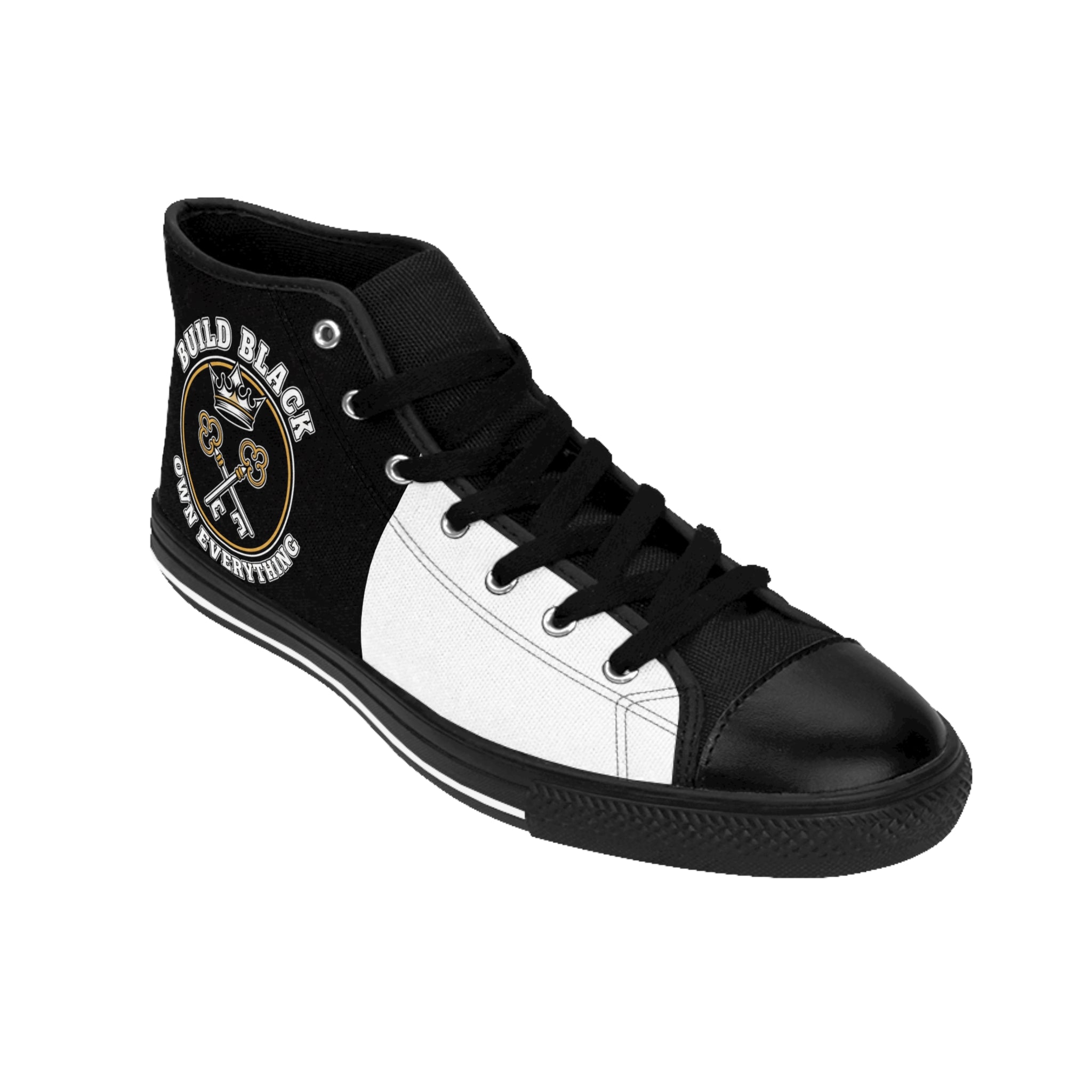 Build Black Own Everything emblem Sneakers | High Top Shoes