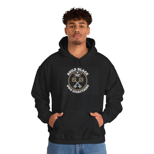 Build Black Keys Logo Hoodie | Black Empowerment Graphic Sweatshirt