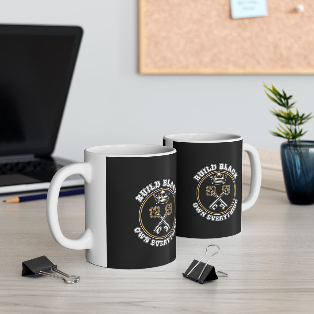 Bulldog Owner Circle Logo Mug | Ceramic Coffee Cup